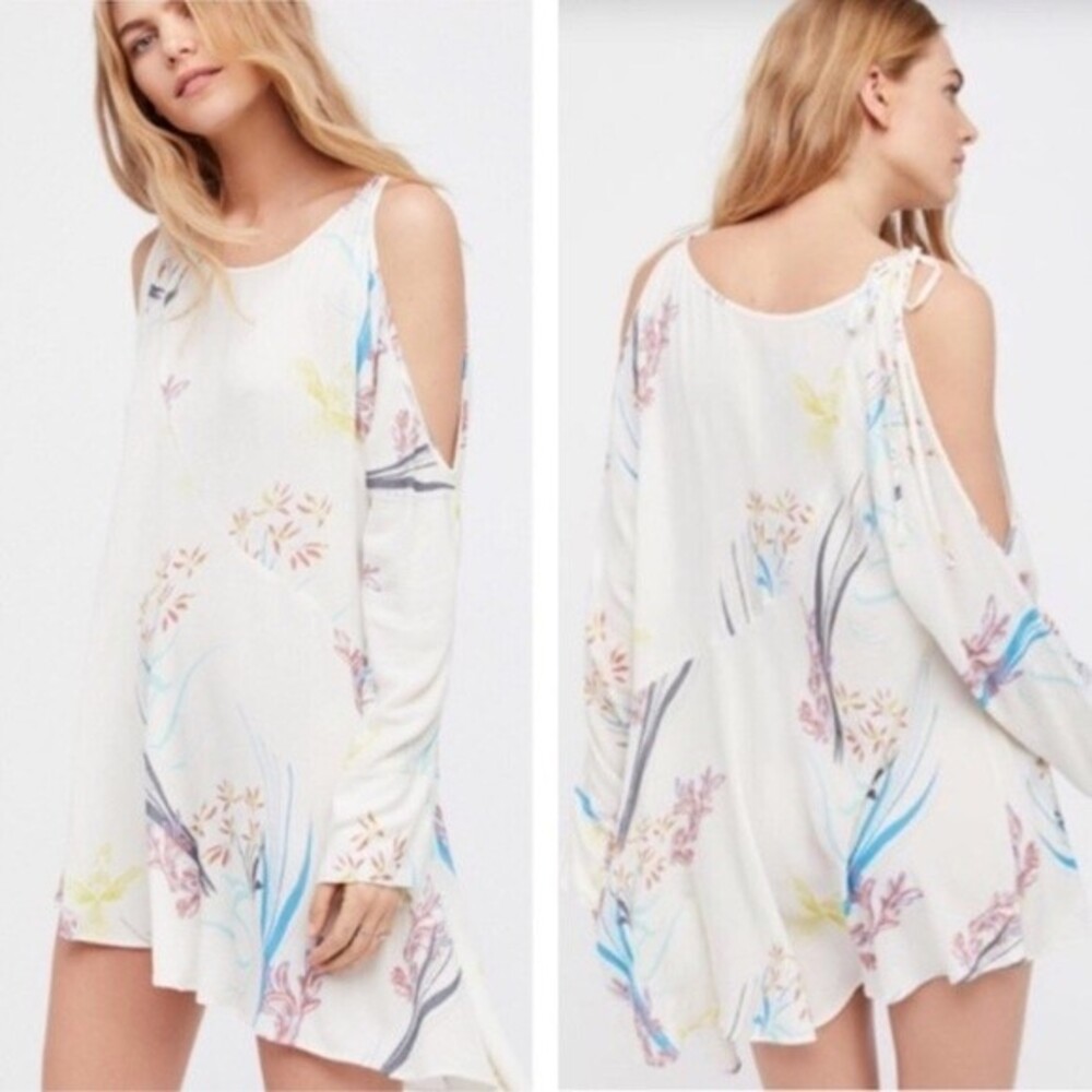 Free People Clear Skies Tunic Top Size Small Vacation Getaway Beach - Picture 3 of 16